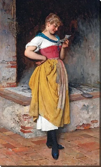 Картина Хорошие новости (1887)