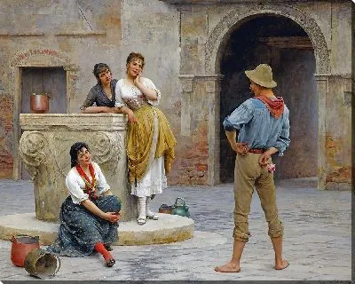 Картина Флирт (1894)