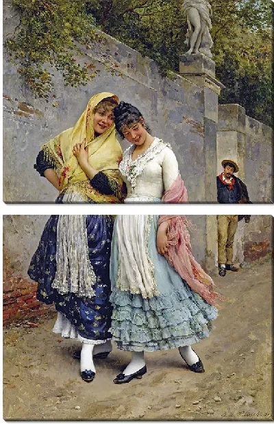 Картина Флирт (1889)