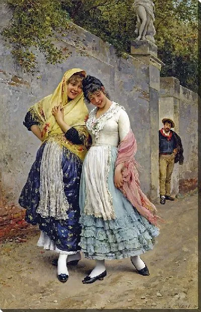 Картина Флирт (1889)