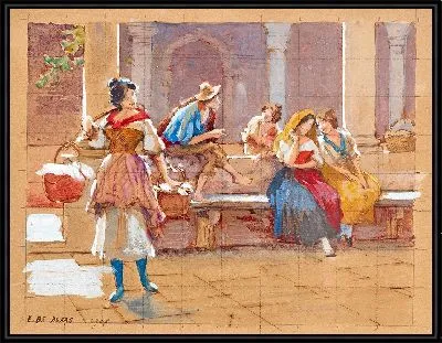 Сплетня (Этюд к «il Pettegolezzo») (1900)