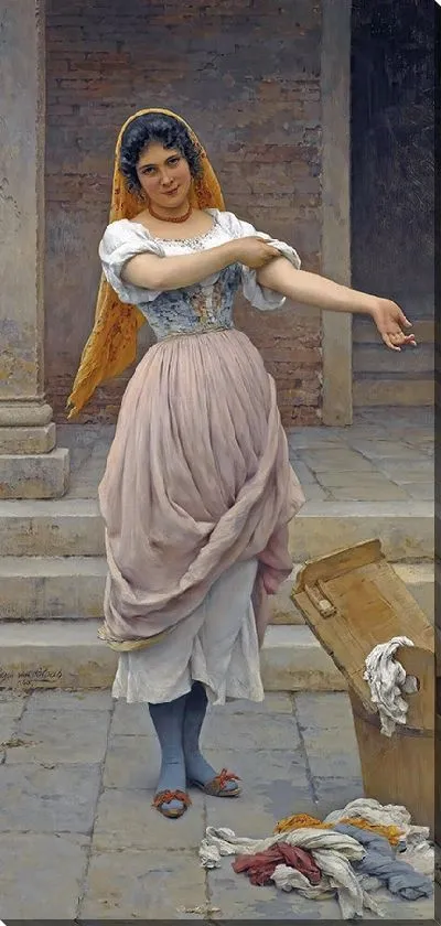 Картина Прачка (1899)