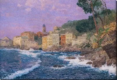 Картина Город на Ривьере (1897)