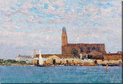 Картина Вид на собор в Кьодже