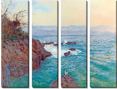 Вид на побережье Нерви