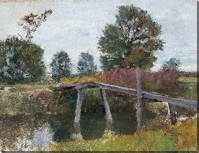 Картина Альтер Стег в Лангенпрайзинге