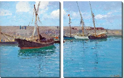 Картина Пристань в Кремсе