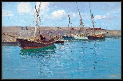 Картина Пристань в Кремсе