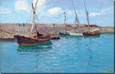 Картина Пристань в Кремсе