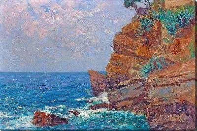 Картина На побережье Сестри Леванте