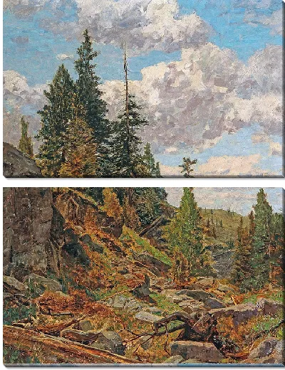 Картина Мотив фон дер Туррахер Альпы