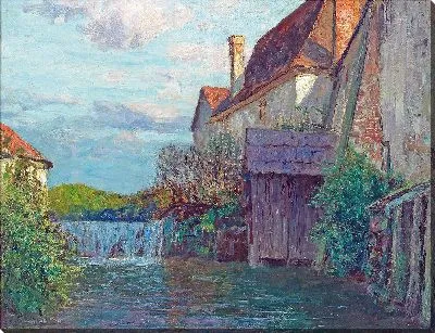 Картина Мотив со Штирийского металлургического завода