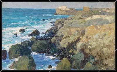 Картина Кюсте-бей-Форио на Искье (ок. 1900-1920)