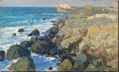 Картина Кюсте-бей-Форио на Искье (ок. 1900-1920)