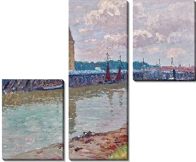 Картина Фишерхафен в Ньюпоре (Бельгия)