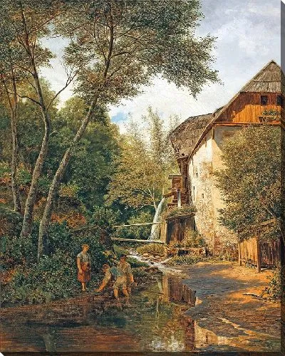 Картина Старая мельница над Пёрчахом (1881 г.)