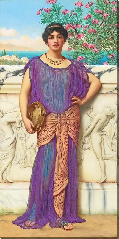 Картина Девушка с бубном (1906)