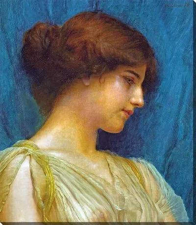 Картина Этюд головы девушки (1899)