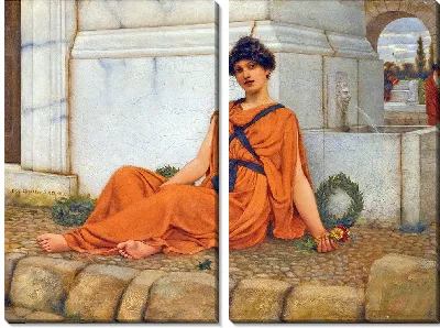 Картина Покой, Цветочница (1899)