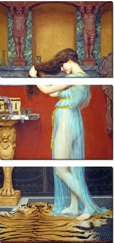 Картина Подготовка к ванне (1900)