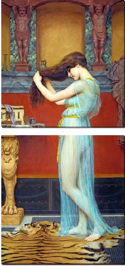 Картина Подготовка к ванне (1900)