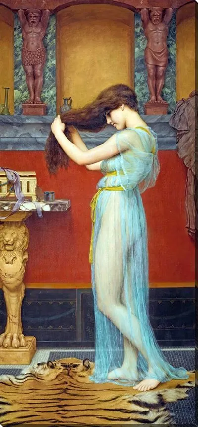 Картина Подготовка к ванне (1900)