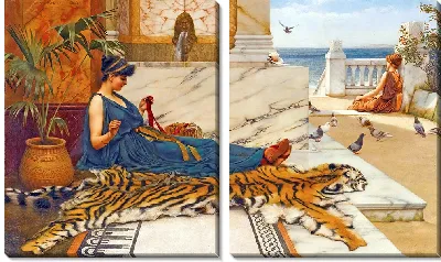 Картина Тигровая шкура (Швея) (1889)