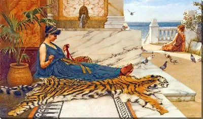 Картина Тигровая шкура (Швея) (1889)