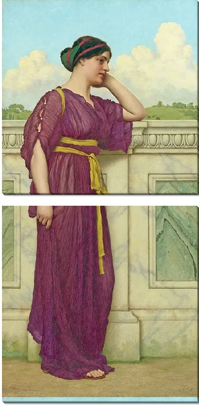 Картина Мягкий водопад вечером (1916)