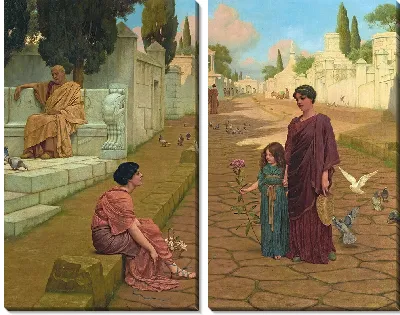 Картина За воротами Помпеи (1905)
