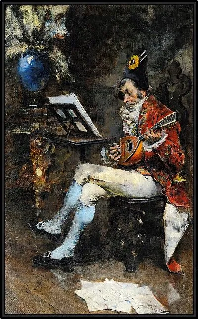 Картина Музыкант (1874)