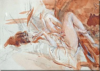 Картина Лежащая дама