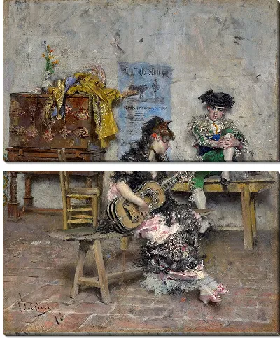 Картина Гитарист (1872)