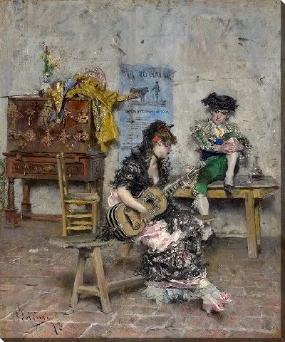 Картина Гитарист (1872)