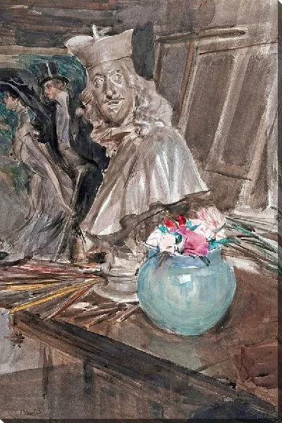 Картина Уголок мастерской художника с бюстом Леопольда Медичи (1905 г.)