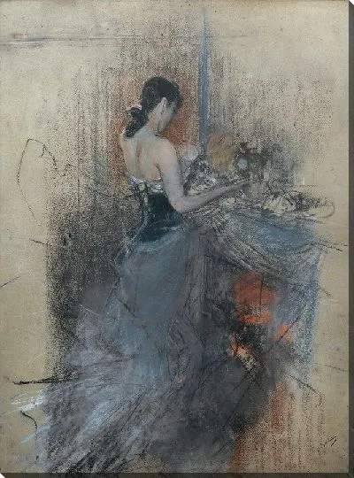 Картина У камина