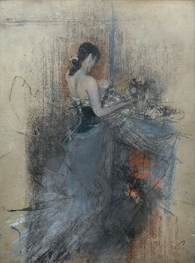 Картина У камина