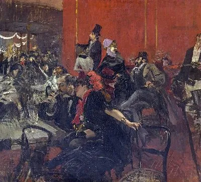 Картина Сцена праздника (около 1889 г.)