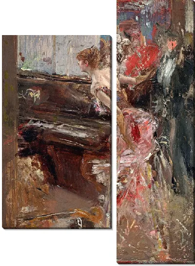 Картина Сольный концерт (ок. 1884 г.)