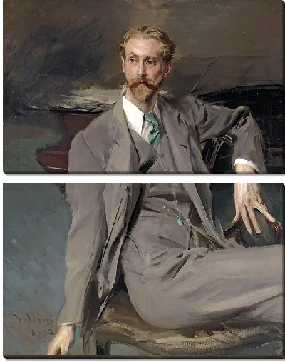 Картина Портрет художника Лоуренса Александра («Питер») Харрисона (1902)