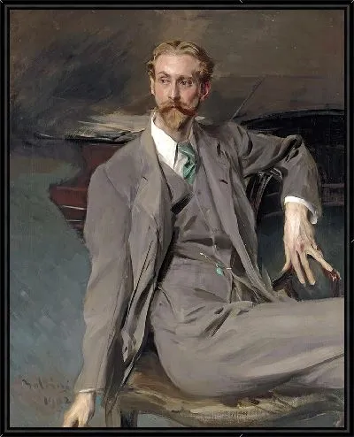 Картина Портрет художника Лоуренса Александра («Питер») Харрисона (1902)