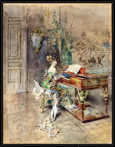 Картина Пианист (1877 г)