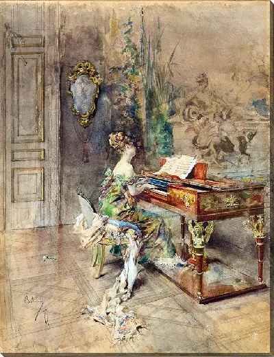 Картина Пианист (1877 г)