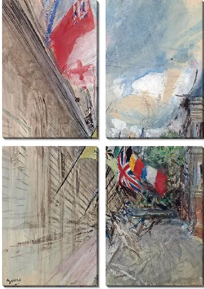 Картина Париж, 14 июля