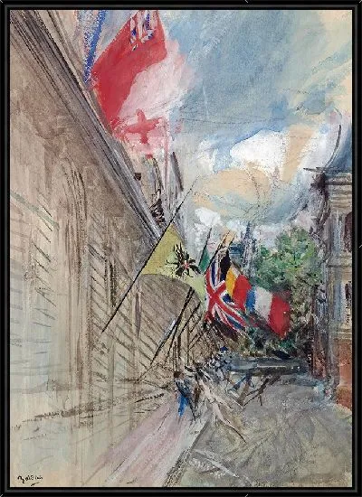 Картина Париж, 14 июля