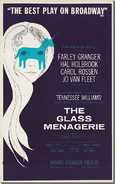 Картина маслом Стеклянный зверинец (1965)