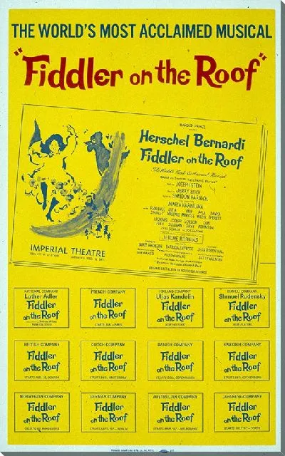 Картина маслом Скрипач на крыше (1967)