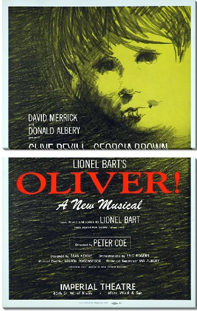 Модульная картина Оливер! (1963)