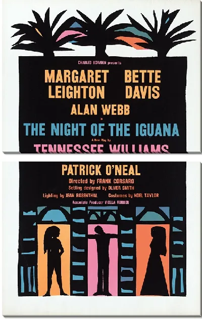 Модульная картина Ночь игуаны (1961)