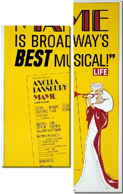 Модульная картина Мэйм - лучший мюзикл Бродвея (1966).